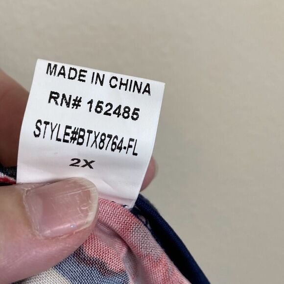 Papermoon Basima Tank Top‎ with Criss cross straps in back Size 2X NWT (J17) - Picture 10 of 10